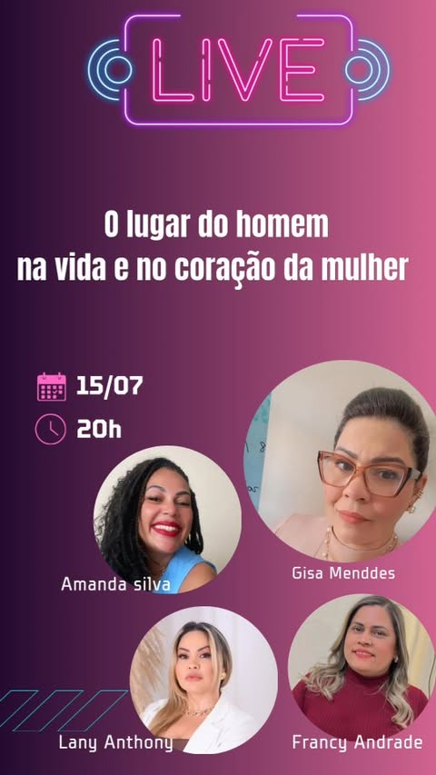 Vem com a gente nesse papo incrível!
Em comemoração ao Dia do Homem
Vamos olhar para o masculino por outras lentes!!!!
Eu
@lanyanthony
@francy.nutriterapeuta
@amanda.beautyy
Esperamos todos vocês!!!
#diadohomem #masculino #homens #filhohomem