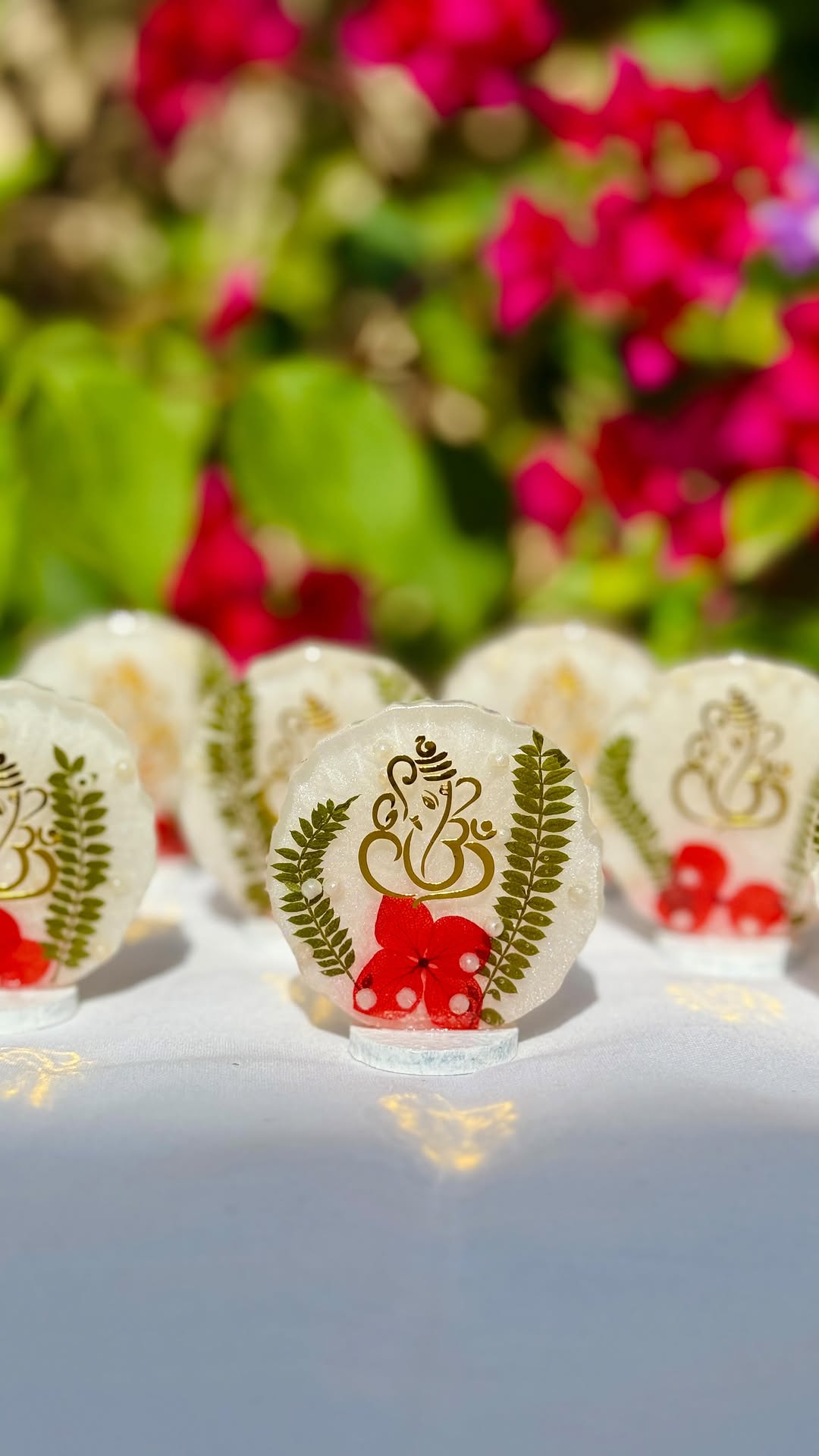 A dear friend from my graduation days, Nikitha, recently reached out with an urgent request. She needed 50 resin Ganesha idols curated as return gift favours for a birthday celebration hosted at her mother-in-law’s place. We had just 10 days to design, create, and deliver the entire order!😬
She specifically wanted compact Ganesha resin pieces that could be placed on car dashboards and we’re so glad she did, because they turned out absolutely adorable!🍃 We’re honestly wondering why we never tried making this charming little piece before.🥹
And what better occasion to share them than today on Sankashti Chaturthi, a day that holds special significance for Lord Ganesha’s devotees. ✨🙏
#SankashtiChaturthi #ShravanMas #GaneshaIdol #ResinGanesha #ReturnGiftIdeas #DashboardDecor #ResinArtIndia #CustomGiftsIndia #ThoughtfulGifting #HandmadeIndia #BirthdayReturnGifts #ResinArtist #MadeWithLove #EcoChicGifting #ArtWithPurpose #SpiritualGifts