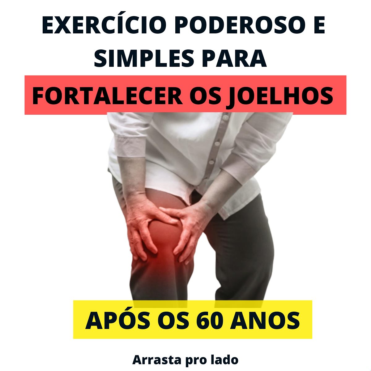 FORTALEÇA O SEU JOELHO COM ESSE EXERCÍCIO SIMPLES 👆🏼👆🏼👆🏼
Assista o vídeo para aprender tudo sobre esse exercício poderoso que vai te ajudar a fortalecer um dos principais músculos que ajudam a ACABAR COM A DOR mesmo após os 60 anos
#idosos #longevidade #envelhecimentosaudavel #treinoparaidosos #exercíciosfísicos #desgaste #artrose #artrite #dornojoelho #mobilidadearticular