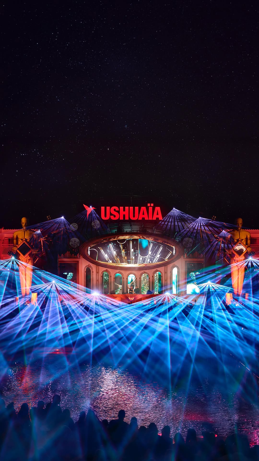 Ushuaïa Ibiza calling… 📱Who’s joining us at Tomorrowland and Dimitri Vegas & Like Mike tomorrow? 🔥