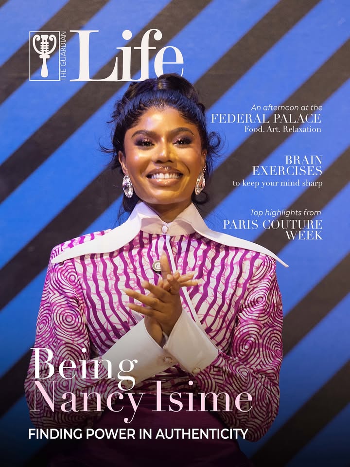 Long before the accolades and magazine covers, Nancy Isime was a five-year-old girl trying to make sense of a world without her mother.
Her journey is a masterclass in turning survival into a powerful personal brand. Guardian Life magazine editor Chidirim Ndeche sits down with the host, actress, and media powerhouse to discuss navigating grief, rejecting stereotypes, and why the secret to success might just be staying true to yourself.
Grab your copy of Guardian Life Magazine in The Guardian Weekend Newspaper to read Nancy Isime’s story, or click the link in our bio to read the full story.
COVER CREDITS:
Interview and story: @chidirim
Design: Mayowa Iyiola @mayor_vsualz
Photography: Babatunde Talabi @shutterqlikstudio
Stylist: Dahmola Oluwabukola @dahmola
MUA: Peace Ibadin @peaceibadin_mua
Hair: Linda Perfect Laid Hair @perfect_laid_hair
Wig: Miz Wanneka @mizwanneka