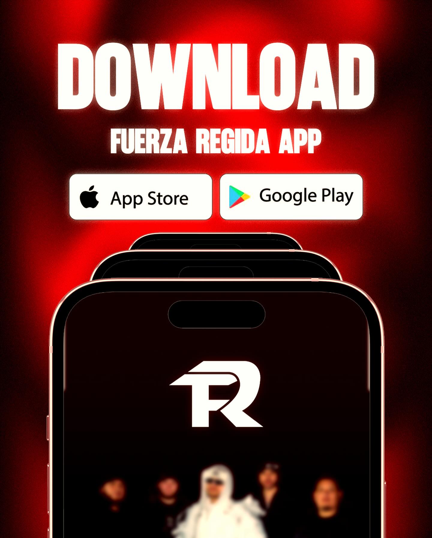 PA QUE BAJEN NUESTRA APLICACIÓN OFICIAL FUERZA REGIDA DISPONIBLE EN EL APP STORE Y GOOGLE PLAY 👁️