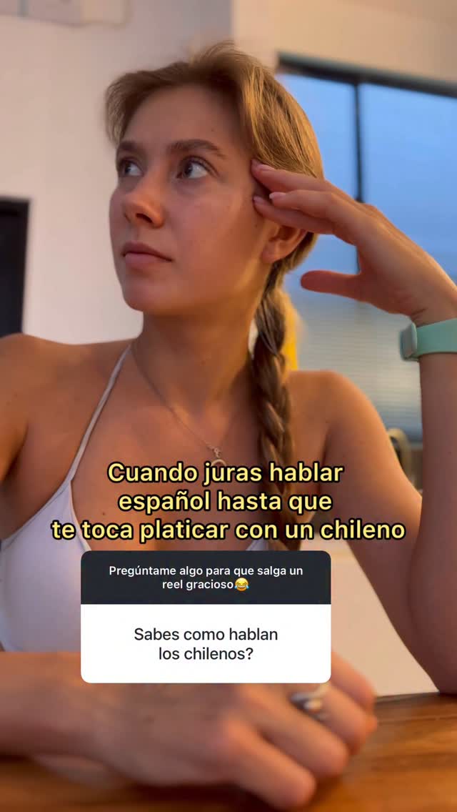 Cuando pensé que podía entender español 😂🇨🇱
#ucraniana #chica #sudamerica #argentina #españa #venezuela #chile #humor