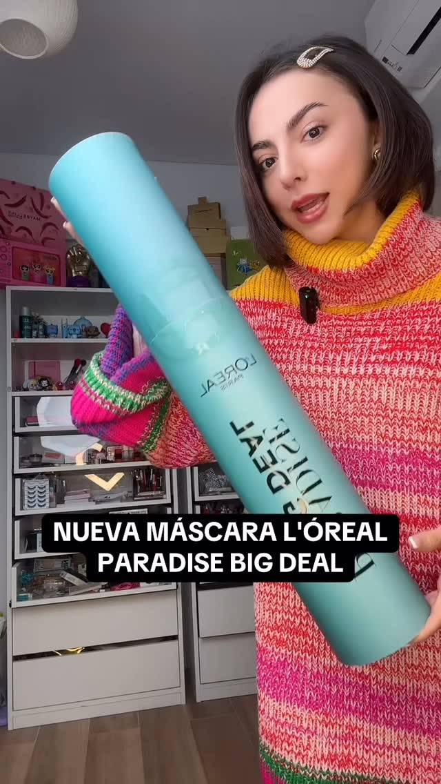 Nueva máscara de @L’Oréal Paris #BigDealLorealParis 👁️👄👁️ así quedé ❤️ #Makeup #LorealParisMakeupArg #AD