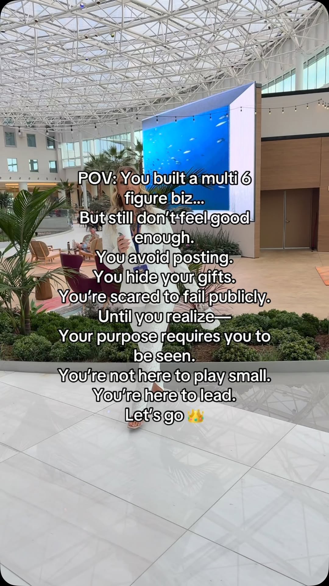 She’s made over $100K…
and still didn’t feel good enough.
On our 1:1 call, she told me she was avoiding the work.
Not because she didn’t know what to do—
but because being seen felt terrifying.
What if she showed up fully… and failed?
Even with a multi-six-figure business, the fear of not being worthy was keeping her quiet.
But once we cracked it wide open?
🔥 She found her real purpose.
🔥 She finally understood why this business matters.
🔥 She decided it’s time to stop playing small and start changing lives.
This is what I do.
I help powerful women stop hiding and start leading.
Because the cash means nothing if your soul isn’t in it.
Your business is more than a brand.
It’s your vehicle for impact, freedom, and becoming her.
You ready?
👉 DM me “IDENTITY” to step into your next level of power, purpose, and visibility.
#highticket #highticketsales #business #womeninbusiness #mentor #coach #manifestation #spirituality #7figurementor #salesgirls #sales #salescommunity #makemoneyfromhome