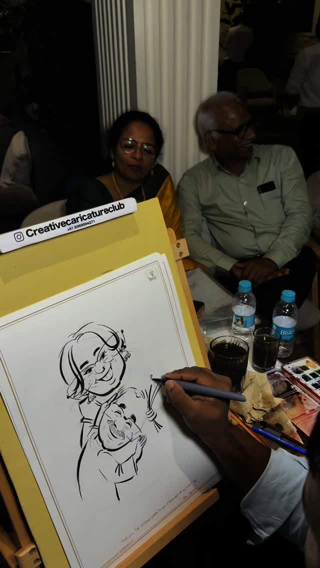 "Smiles, laughter, and a little exaggeration
— that's the caricature magic!"contact for Live caricature event all over India *+91 83695 94271*
Live caricature at event, call team caricature artist if you want to make your event more lively and fun.
We mainly participate in events in Mumbai and all over india #makemorelaugh #party #birthdayparty #returngift #corporateevents #cartoon #caricatures #livecaricature #eventplanner #weddingplanner #wedding #events #partyplanner #eventplanning #party #birthday #eventdecor #eventdesign #couplelove #weddings #eventmanagement #birthdayparty #babyshower #weddingdecor #eventorganizer
#weddinginspiration #bride #creativecaricatureclub #weddinggift #bestcaricatureartist #indiancaricatureartist
#weddingentertainment