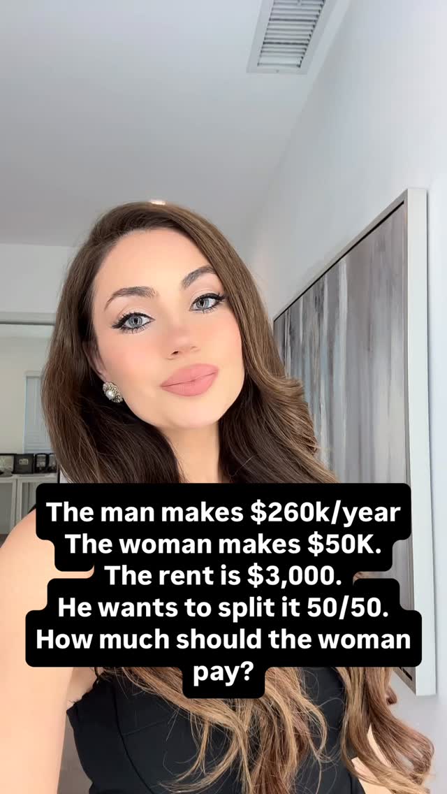 How much should the woman pay