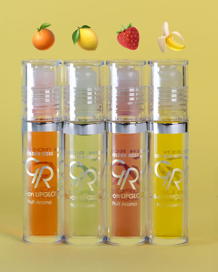 Portakal, Muz, Çilek, Limon.. En sevdiğin aroma hangisi?
Roll On Lipgloss dudakları nemlendirir ve çatlamaları önler. Meyve aroması ile dudaklarınızda harika bir lezzet ve parlaklık bırakır.
#RollOnLipGloss