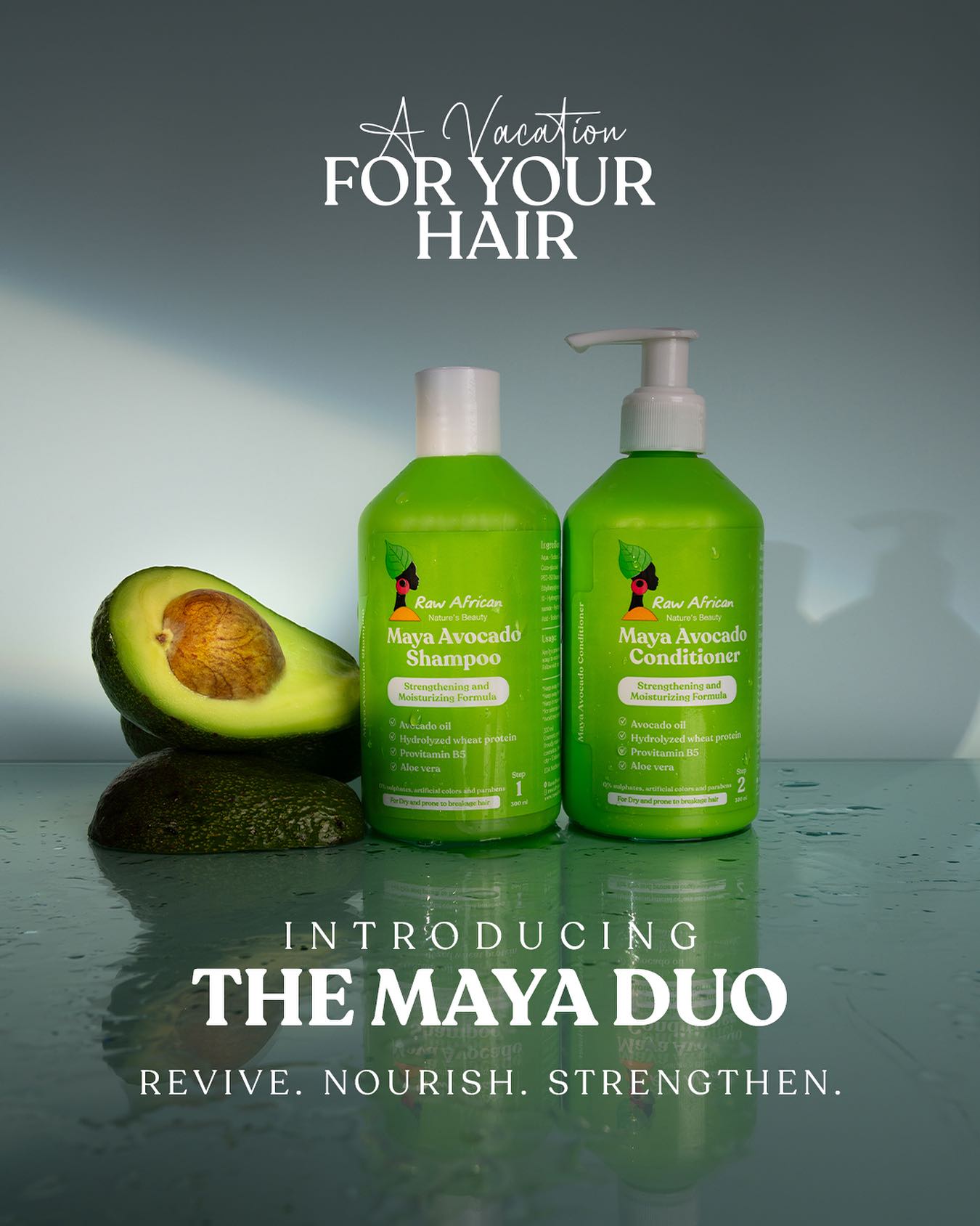 If your hair isn’t too stiff or too soft! You’re looking for balance?💆🏻♀️
Great News!🔥Introducing the new Maya Avocado Shampoo and Conditioner! 💚 Perfect for hair that needs the right balance of moisture and protein.
If you have moderate protein hair, you’ll feel the softness and nourishment from the first use, while keeping your hair strong and vibrant.🥑✨
Try it now and experience healthy, shiny hair!”
“دلوقتي مع شامبو وبلسم الأفوكادو الجديد! 💚 مناسب للشعر اللي بيحتاج توازن بين الترطيب والبروتين. لو شعرك من النوع اللي فيه توازن معتدل للبروتين، هتحسّي بالنعومة والتغذية من أول استخدام، وكمان هتحافظي على قوة شعرك وحيويته. يعني شعرك مش جامد ولا طري جداً، لكن قوي ومرن في نفس الوقت. 🥑✨
جربيه دلوقتي وعيشِ تجربة شعر صحي ولامع!”