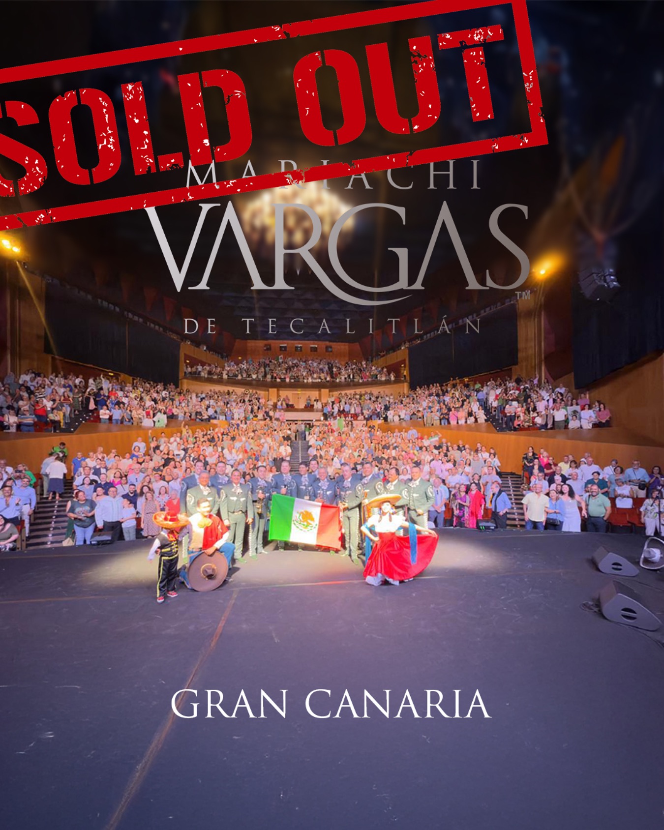 ¡Gracias, Gran Canaria! 🌟
Nos vamos con el alma llena y el corazón agradecido por el cariño tan grande que nos brindaron. ¡Qué honor compartir nuestra música con ustedes! 🇲🇽❤️🇪🇸
#MariachiVargasDeTecalitlán #GranCanaria #GraciasDeCorazón #ElLegadoTour #MúsicaMexicana #TradiciónQueInspira