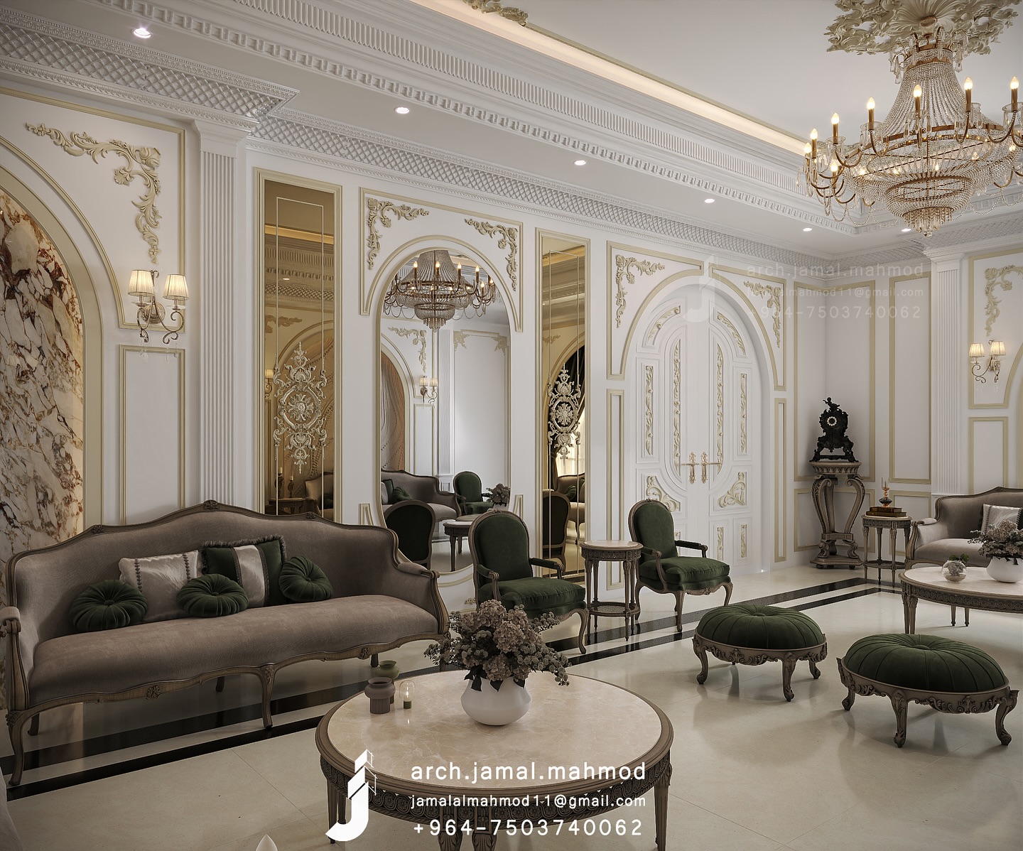 تصميم داخلي لصالة استقبال لڤيلّا في بغداد
Majles design in baggdad iraq
———————————————
#design #interior #villa #majles #classic