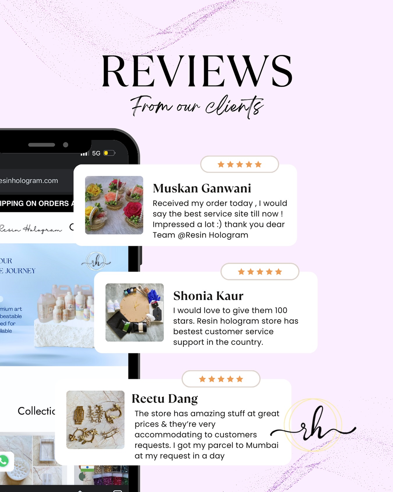 🌟 They said it, not us! 🌟
Real reviews from our amazing customers who trust Resin Hologram for all their resin art supplies 💬✨
From pigments to molds – quality that speaks for itself 💖
📦 Tried our products? Drop your review in the comments!
🛒 Tap the link in bio to shop trusted, loved materials today.
#RezinHologram #CustomerReviews #ResinArtIndia #ArtistApproved #ResinSuppliesIndia #CraftCommunity #HappyCustomers #ShopWithConfidence #resinhologram #quotes #feedback #smallbusiness #motivation