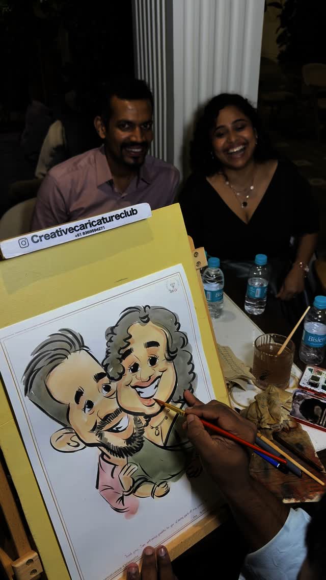 "Couples who laugh together, stay together!"contact for Live caricature event all over India *+91 83695 94271*
Live caricature at event, call team caricature artist if you want to make your event more lively and fun.
We mainly participate in events in Mumbai and all over india #makemorelaugh #party #birthdayparty #returngift #corporateevents #cartoon #caricatures #livecaricature #eventplanner #weddingplanner #wedding #events #partyplanner #eventplanning #party #birthday #eventdecor #eventdesign #couplelove #weddings #eventmanagement #birthdayparty #babyshower #weddingdecor #eventorganizer
#weddinginspiration #bride #creativecaricatureclub #weddinggift #bestcaricatureartist #indiancaricatureartist
#weddingentertainment