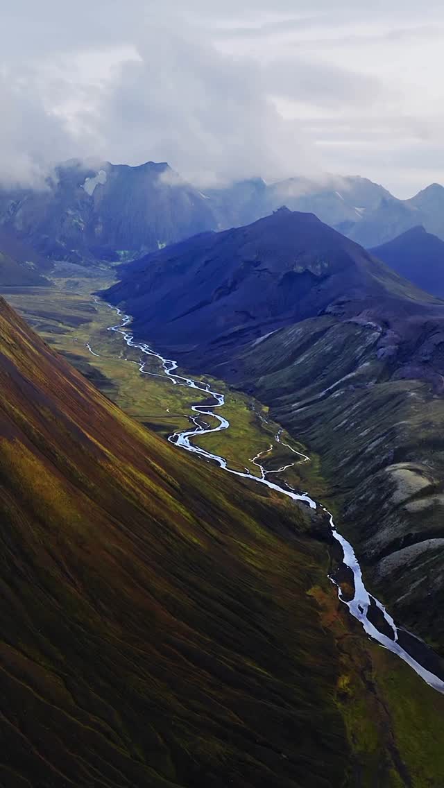 Winds carve silence into the mountains. Rivers remember what the sky forgets~
.
.
.
#IcelandFromAbove #DroneAdventures #HighlandsOfIceland #EpicLandscapes #DronePhotography #NatureFromTheSky #CinematicDrone #TravelIceland #LandscapeLovers #DroneVisuals #WildernessCulture #ExploringEarth #DroneEscape #MoodyGrams #EarthMood #RemotePlaces #IntoTheWild #TravelVideography #DroneReel
