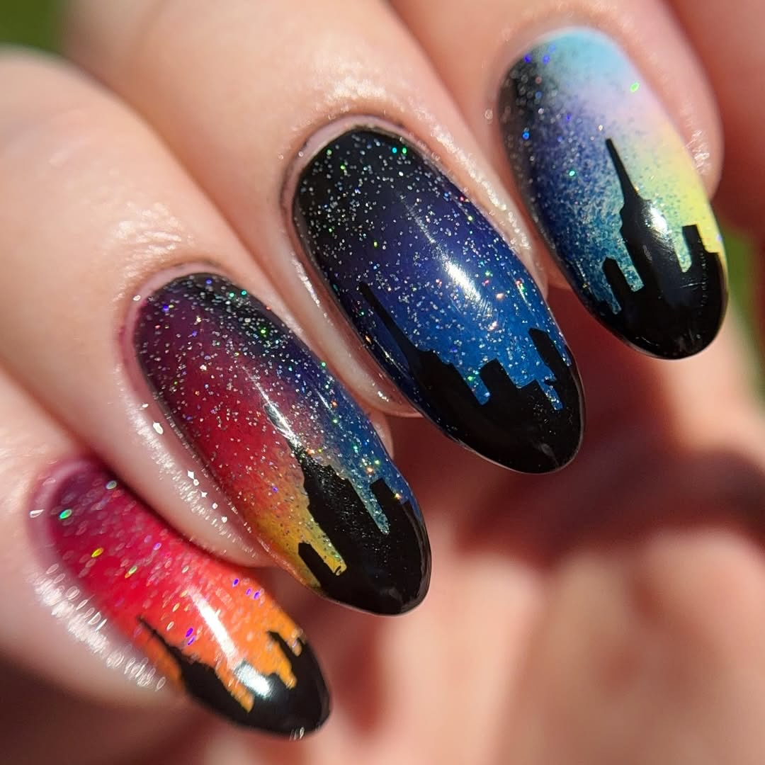 Gorgeous rainbow cityscape nails by @nailsbyswem! 🌈🌃 She brought the skyline to life using Whats Up Nails nail art tools — available now on WhatsUpBeauty.com (link in bio)!
Featured tools:
🌃 City Stencils – $3.75 USD
🧽 Ombre Sponges – $3.75 USD
These essentials make it easy to create crisp silhouettes and dreamy gradients right at home. Perfect for bold, vibrant looks or soft sunsets over the skyline!
📦 We ship worldwide from the USA!
#WhatsUpNailsCityStencils #NailVinyls #NailStencils #NailArt #NailDesign #CityNails #NeonNails #GradientNails #SkylineNails