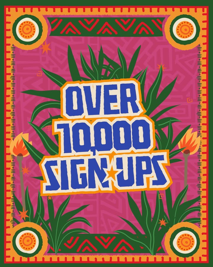 We've already had 10,000 of you sign up🔥 This is your only chance to see Burna Boy live in NZ this Oct 🎟️ Sign up before it's too late 🔗 in bio!