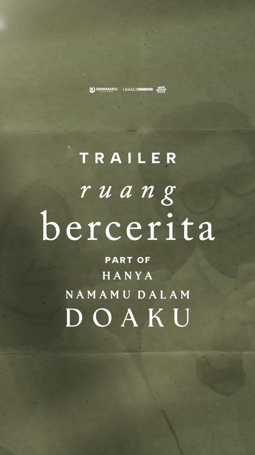 Ruang Bercerita Hanya Namamu Dalam Doaku
Bukan hanya para pasiennya aja yang memperjuangkan ALS, tapi orang-orang disekitarnya lah yang membuat semangat ini gak pernah hilang🥺
Terima kasih untuk teman-teman yang udah berbagi ceritanya, dan bersama-sama merasakan kehangatannya.
Saksikan Ruang Bercerita Hanya Namamu Dalam Doaku segera di Youtube Sinemaku Pictures. Tungguin setiap episodenya yaaa💚
#HanyaNamamuDalamDoaku #HNDD #MencintaimuDalamDoa