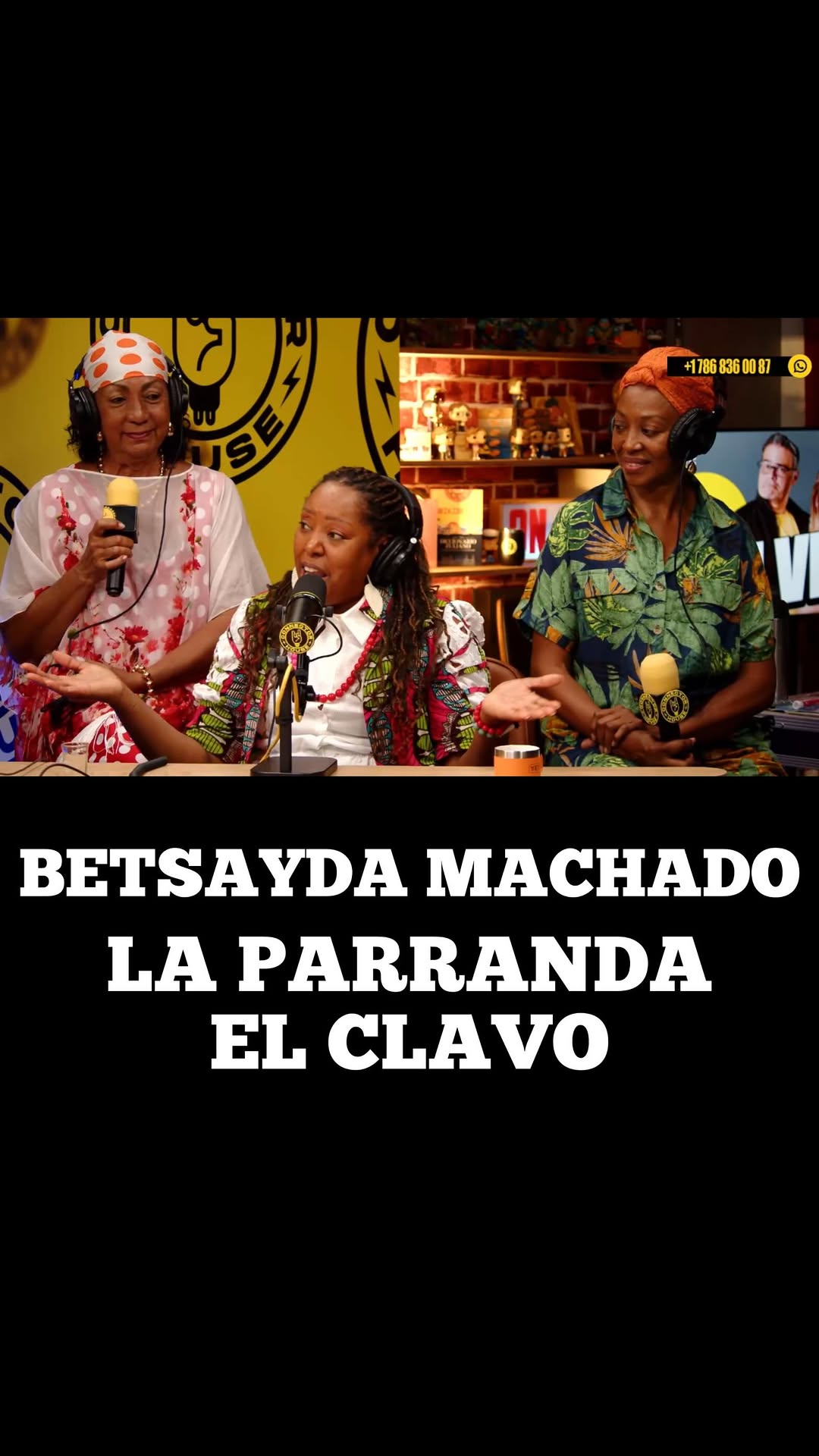 @betsaydamachado @parrandaelclavo nos visitaron en el estudio, tienen shows en Miami en el @thecolonytheatre
@Finalmentechataing se transmite EN VIVO todos los lunes, miércoles, y viernes 12:00 pm Miami en el canal de YouTube de @laconnectorhouse junto a @adriana_donghia Dirección @elalexgoncalves Producción @stephanniearis y @marelyuzcategui
Producción digital de @wplash