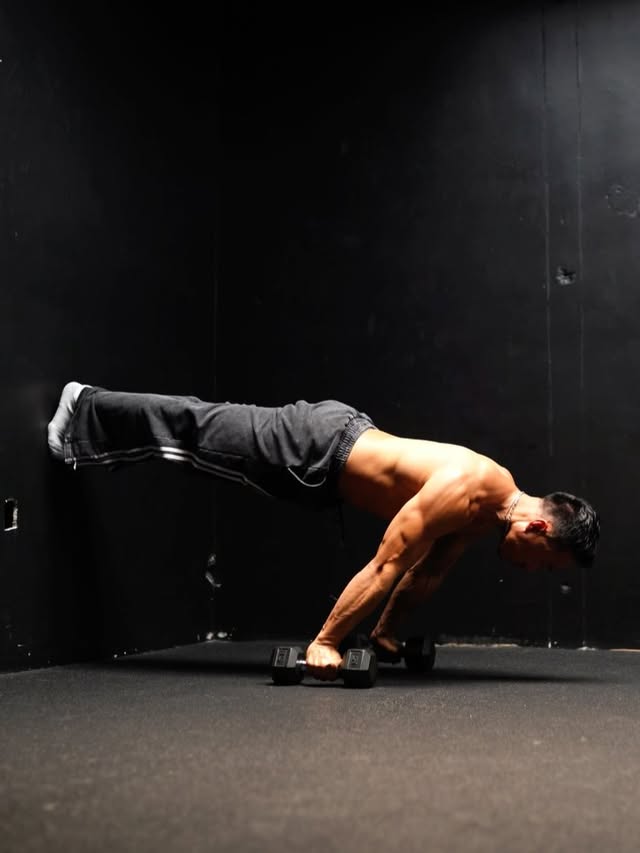 PLANCHE Training
Working on one of the hardest skillsets in calisthenics. Here are a few progressions I’ve been using to strengthen this skill.
1. Planche Negatives (Wall Assisted)
2. Planche Assisted Press
3. Dumbbell Front Raises (Planche Focus)