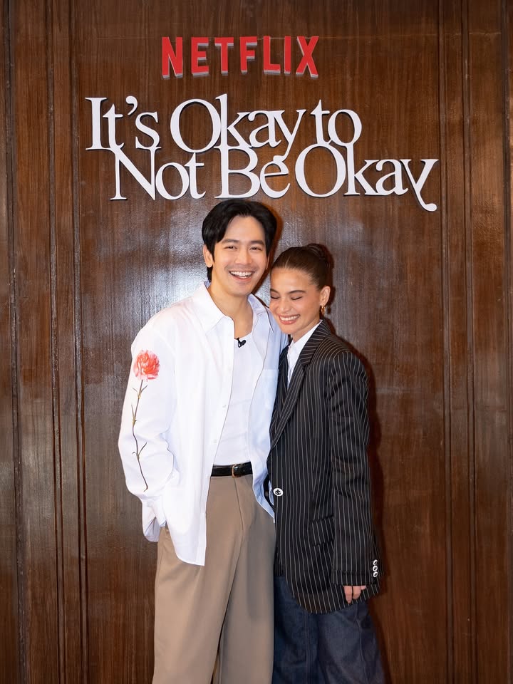 Safe & Sound! Did a lil somethin’ with @netflixph ❤️ 1 more sleep to go!!! We can’t wait to share Mia, Patrick and Mat Mat’s journey with you 🥹🦋We missed you @jose_liwanag pero gets ka namin 😋😂 #ItsOkayToNotBeOkayPH