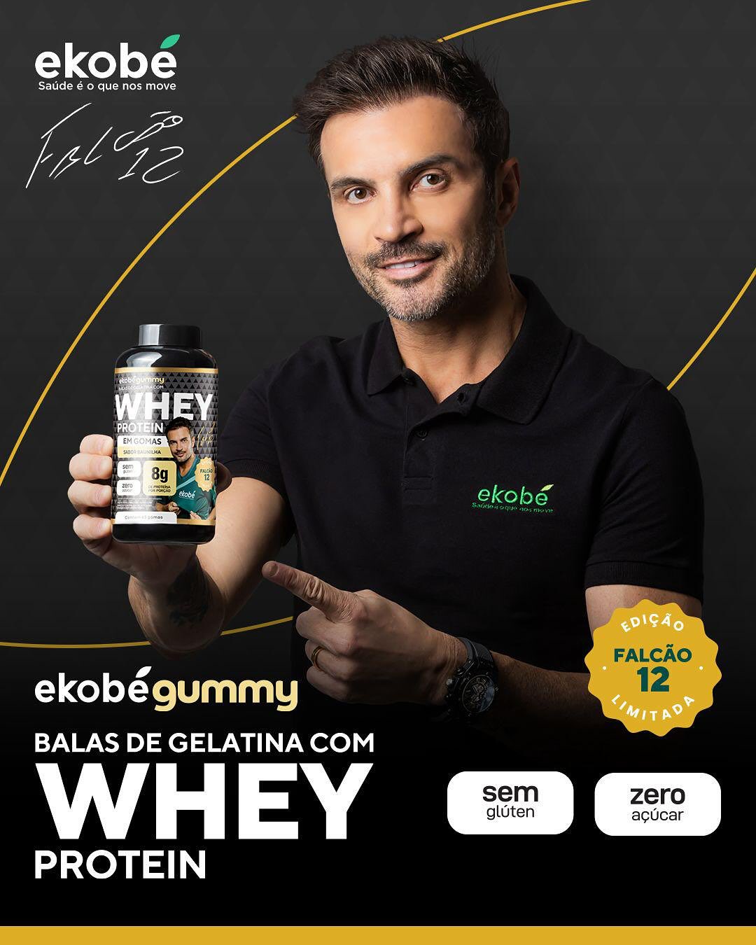 🚨 Se liga ⚽💪 @ekobeoficial
Sabe qual é o meu segredo pra manter o pique nos
treinos e na correria do dia a dia? É o meu Whey Protein
da Ekobé!
Uma fórmula pensada em performance de verdade, proteína de qualidade, sabor top e resultados que
aparecem.
👉 Se eu confio? Confio tanto que boto meu nome nele.
Então se você quer mandar bem na recuperação
muscular e jogar em alto nível, já sabe: vai de Whey
Falcão da Ekobé.
Porque saúde é o que nos move.
📲 Corre lá na loja oficial da Ekobé e garante o seu:
lojaekobe.com.br/wheyfalcao
#WheyFalcão #Ekobé #Falcão12
#SuplementaçãoInteligente #JogaJunto