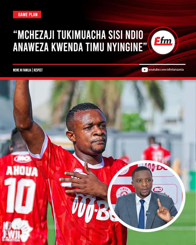 Kuhusu mchezaji nyota Elie Mpanzu Meneja Mawasiliano Simba @ahmedally_ anasema haya.
"Mcheziji tukimuacha sisi ndio anaweza kwenda kwenye hiyo timu nyingine, hapa Tanzania hakuna timu inayoweza kununua mkataba wa Mpanzu"
-
Uchambuzi kwa urefu upo kwenye youtube yetu EFM TANZANIA kupitia Game Plan
Cc @majid83tz @tiganatz @salumumnolela
💻 @iammaroon14