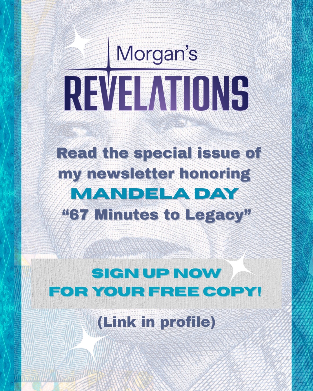 Sign up for my free newsletter at https://themorganfreeman.com/
#MorganFreeman #NelsonMandela #MandelaDay #Madiba #MorgansRevelations #Newsletter/
