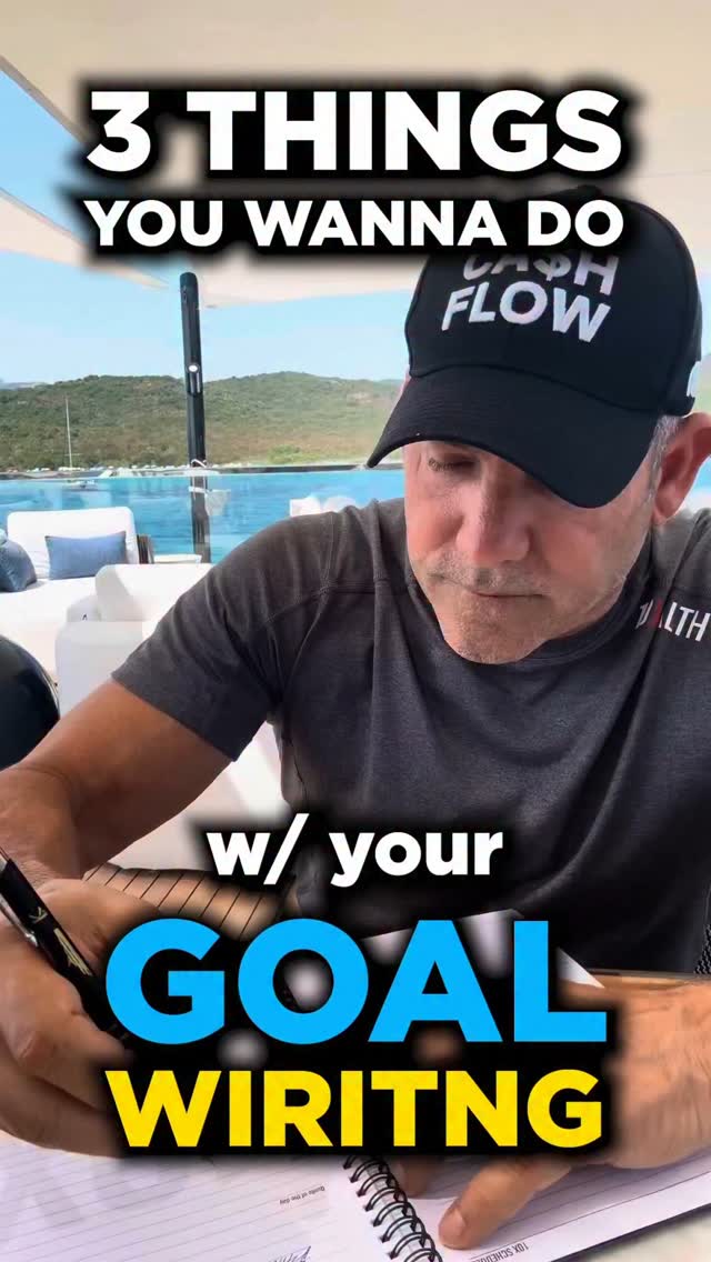 3 things you MUST DO when writing your goals every day.