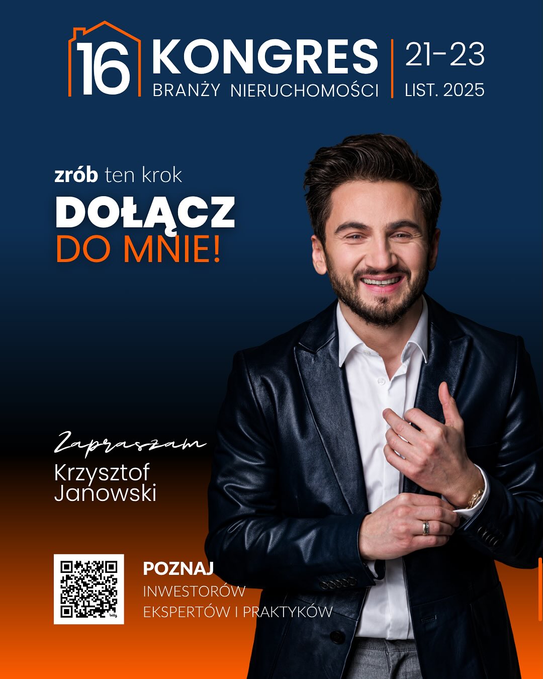 Wspólnie z @tadlajarek wystąpimy na Kongresoe Mieszkanicznika @stowarzyszenie_mieszkanicznik – to będzie wyjątkowy moment, w którym połączymy nasze doświadczenia i perspektywy. Nasze wspólne wystąpienie to mocna dawka wewnętrznego rozwoju, duchowego bogactwa oraz praktycznych refleksji, które mogą odmienić nie tylko Twoje życie osobiste, ale również sposób, w jaki prowadzisz swój biznes i podejmujesz decyzje.
Zapraszamy Cię serdecznie do udziału w tym wydarzeniu.
Mamy specjalny rabat dla Ciebie – wpisz kod Chris10 przy rejestracji, a otrzymasz zniżkę od nas.
Dołącz do nas i poczuj siłę wewnętrznej transformacji – razem z Jarkiem stworzymy przestrzeń pełną autentyczności, głębi i inspiracji.