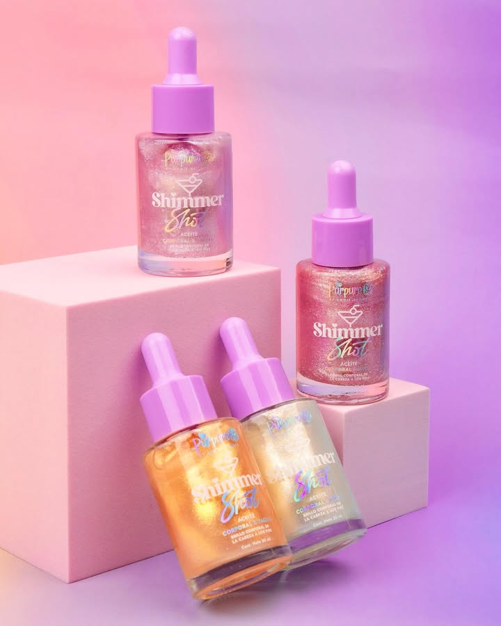 El shimmerrrrrr en aceite perfecto siiii existe y es este producto que además de tener un olor demasiado adictivooooo! Es demasiado hermoso🫣😍💜
✅Aceite corporal con brillos que contiene vitamina E que hidrata tu piel
✅No deja sensación pegajosa en tu piel
✅Olor que perdura