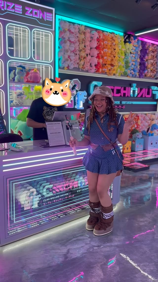 New arcade in Las Vegas!! It’s called @catchinfun ❤️ it was super fun!