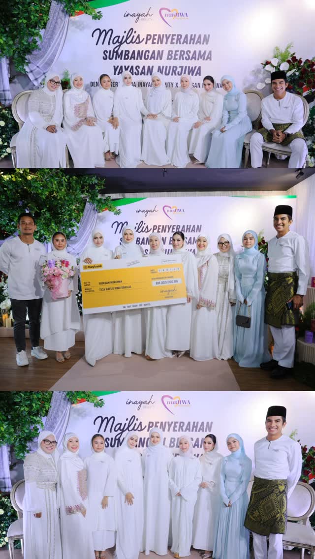Alhamdulillah alhamdulillah. Sekali lagi kami dari @inayahbeautytrading dapat menampung kos penuh penambahbaikan masjid di sana iaitu sebanyak RM 300,000. Ini ialah hasil daripada sokongan anda semua. Jutaaan terima kasih buat Dato’ Sri @ctdk atas kerjasama ini. Tak terucap betapa gembiranya hati ini apabila kita bersama sama dapat membantu mereka di sana. Mereka sentiasa dalam ingatan kita.
Tak dilupakan, terima kasih buat para duta dan artis inayah beauty. Kalian merupakan inspirasi buat generasi yang akan datang. Semoga kita berjumpa lagi❤️