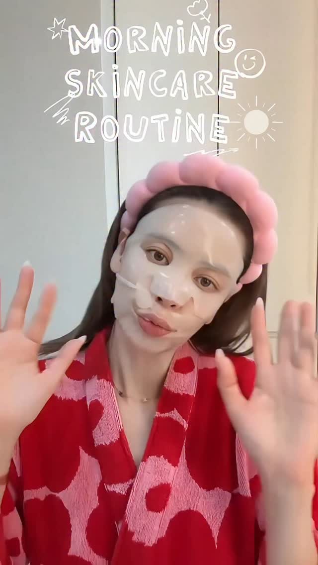 Morning skincare routine💜