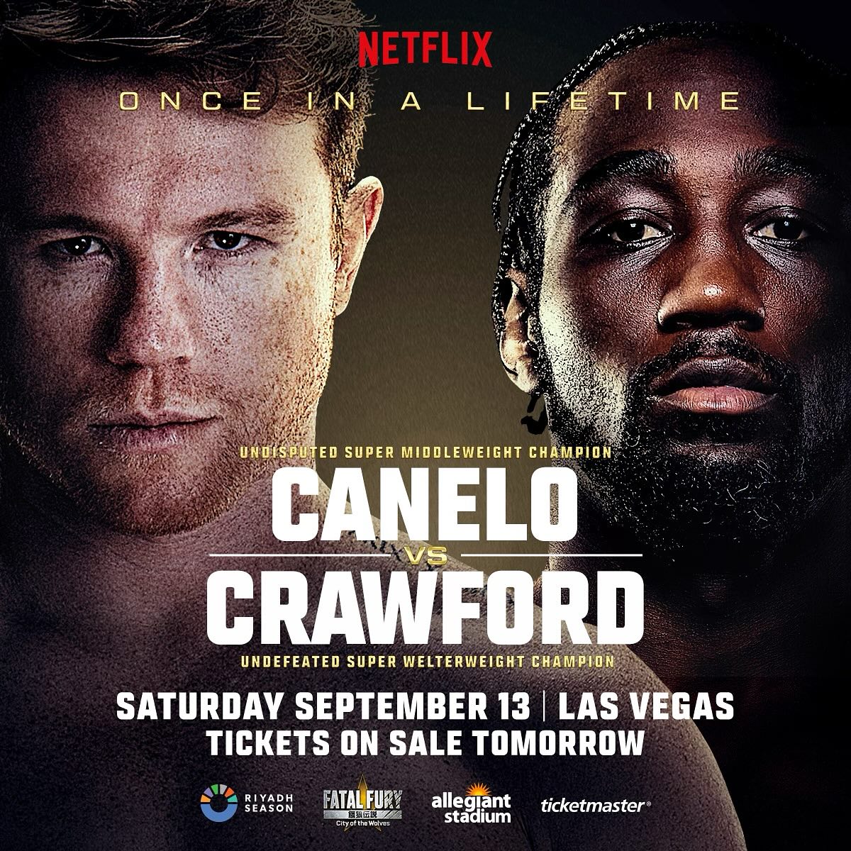 Quien te gusta? 🇲🇽Vs🇺🇸
Boletos a la venta mañana
Onsale Tomorrow.
Presale Today. Code: FIGHT
#CaneloCrawford #RiyadhSeason
ticketmaster.com/canelo-vs-crawford-las-vegas-nevada-09-13-2025/event/170062E4D3E9447E
