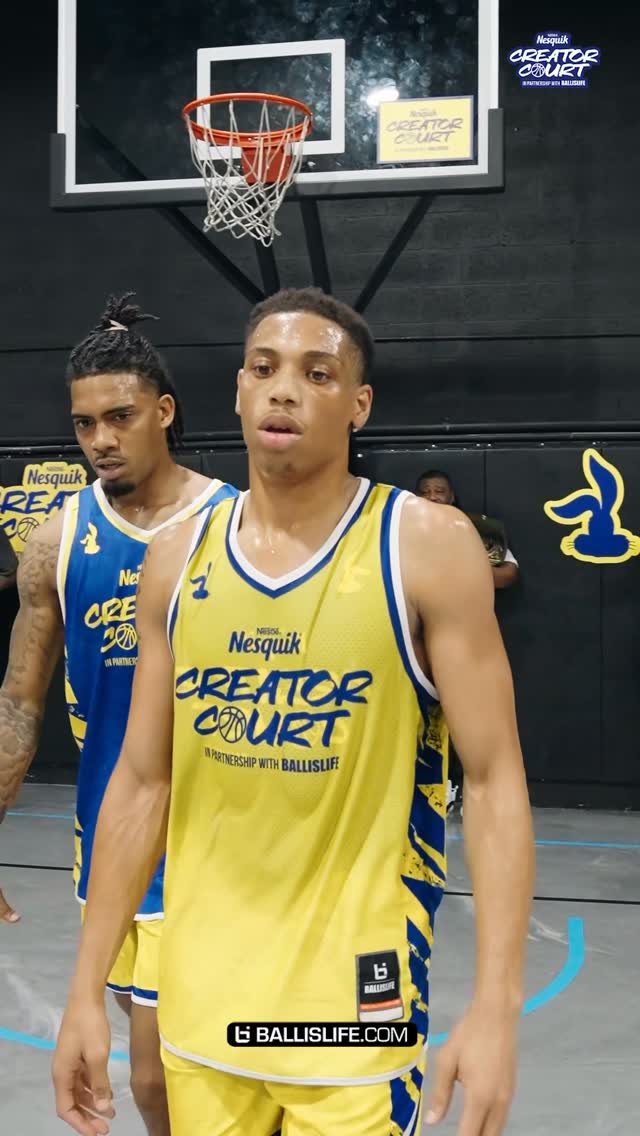 Scar showing why he’s one of the hardest players to stop when he’s going down hill @nesquikusa Creator Court Miami 😳😤@dscarss