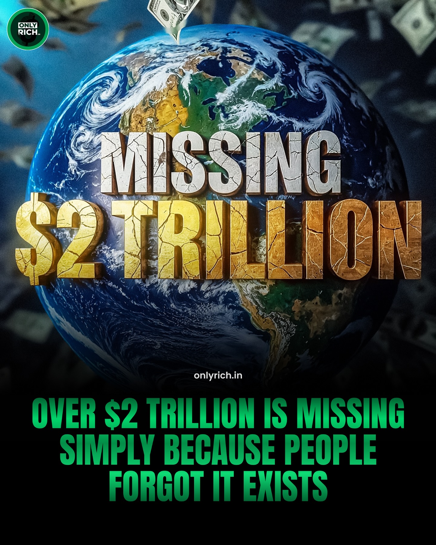 Over $2 trillion in forgotten money is just… out there
From lost crypto keys to abandoned retirement accounts, an unbelievable fortune is sitting untouched.
Roughly $1.65 trillion is trapped in old 401(k)s, $70 billion in unclaimed assets, and over $400 billion in crypto may be gone for good.
It’s not gone. It’s just forgotten
Want more money mysteries? Follow @onlyrich.in
#MoneyFacts #HiddenWealth #Crypto #Finance #UnclaimedMoney #Wealth