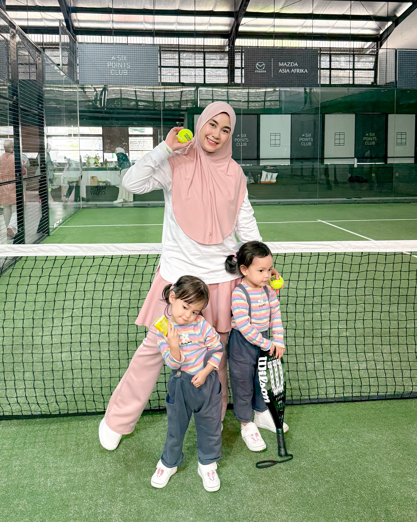 Fun times with my padel besties! 🥰🎾👧🏻👧🏻 #padeltime