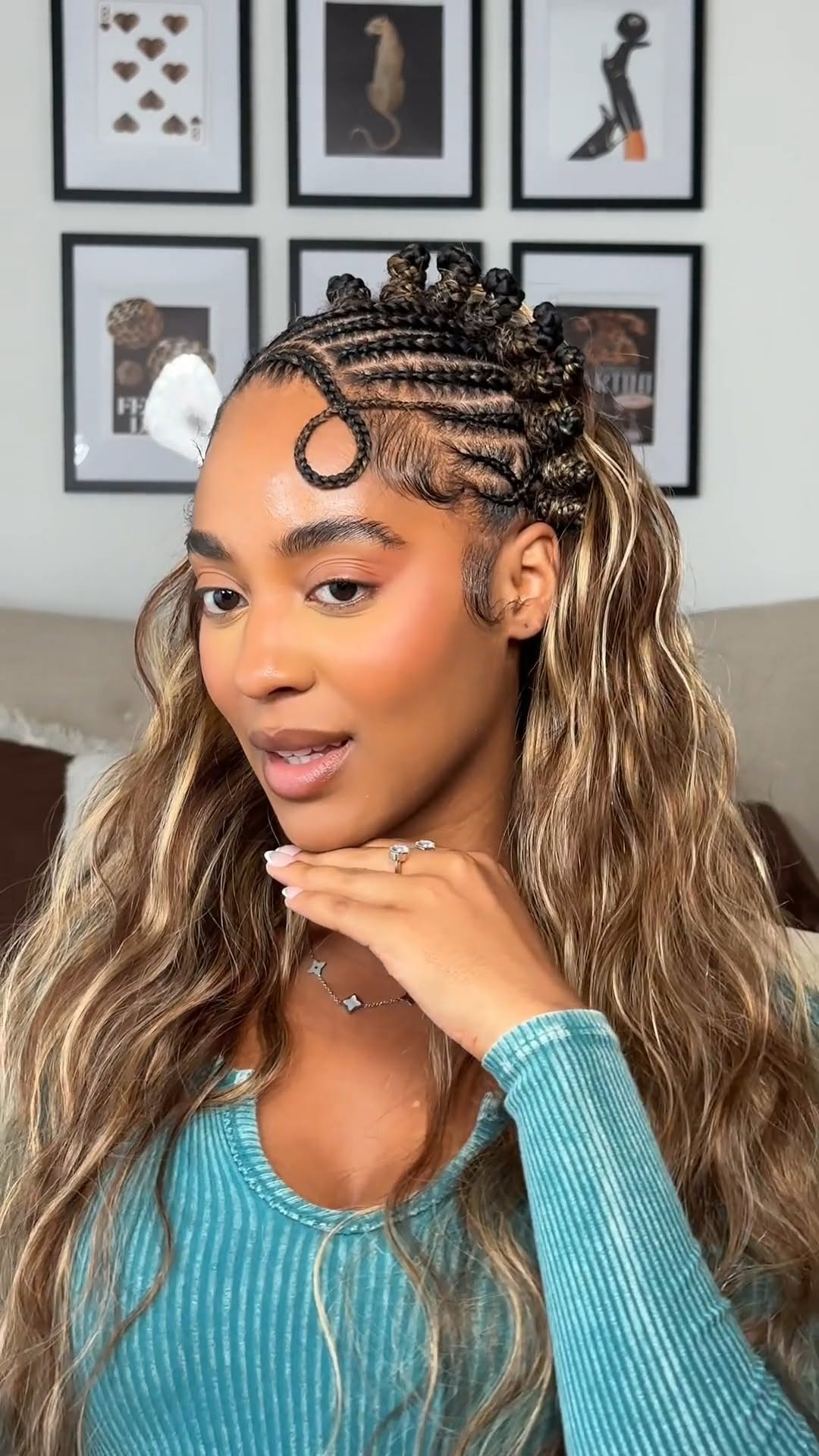 This look is everything! @baechrvssy, you snapped with this braided Bantu knot sew-in!
Ready to recreate? Grab your essentials:
🔒 Braiding Gel Extreme Hold
💧 Hair Fixer
🍑 Edge Fixer Maximum Hold
#bantuknots #sewin #braids #braiders #braiding #braidstyle #summerhairstyles #summerbraids #bantuknot #protectivestyles #kisscolorsandcare
