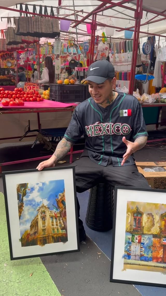 Had an amazing time in Mexico City, such a vibrant, inspirational, and beautiful place! My new limited edition Mexico print drops on Saturday, July 26th at 12pm EST. $199 USD each. Link in my bio 🇲🇽🇲🇽🇲🇽