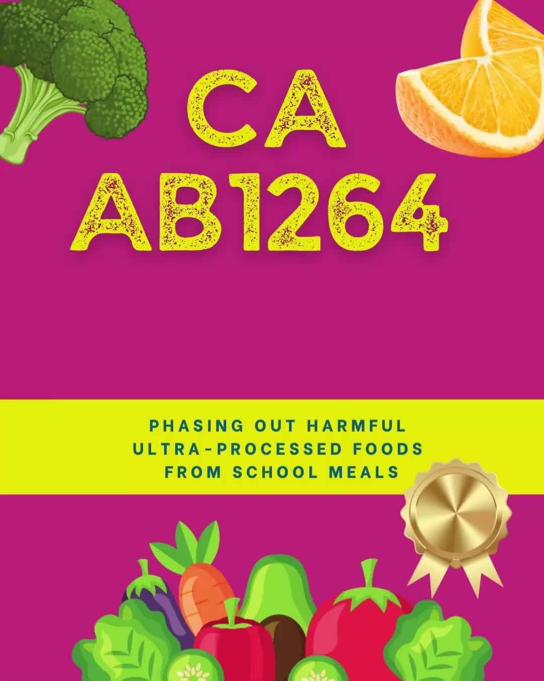 Congratulations to @asmjessegabriel
“Our public schools should not be serving students ultra-processed food products filled with chemical additives that can harm their physical and mental health and interfere with their ability to learn.” - CA Assemblyman Jesse Gabriel
#california #AB1264 #processedfood #healthy #school
