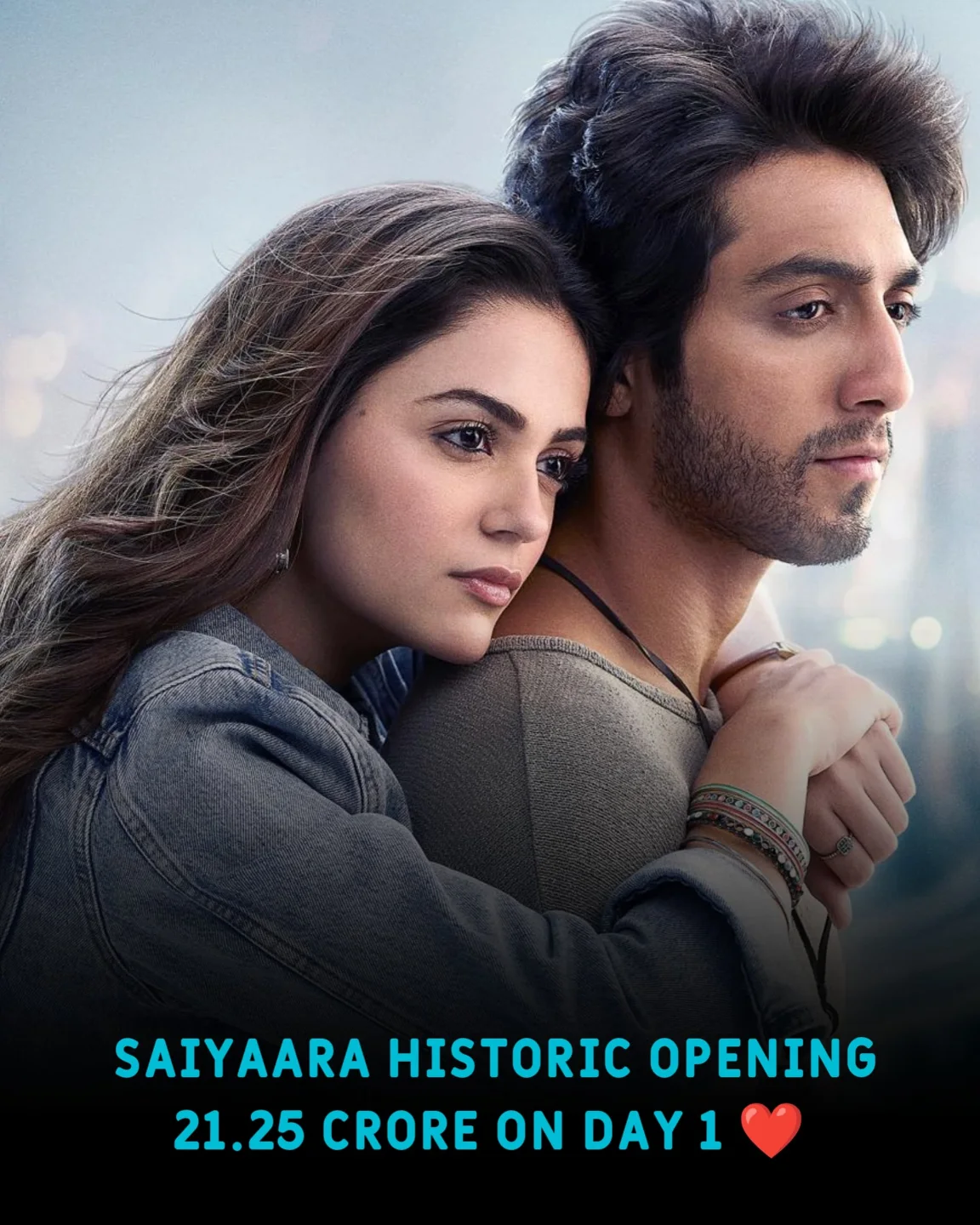 #Saiyaara has Biggest Opening Day for a debutant-led film in the history of Indian cinema turning Ahaan Panday and Aneet Padda into overnight stars & sweethearts of an entire nation.