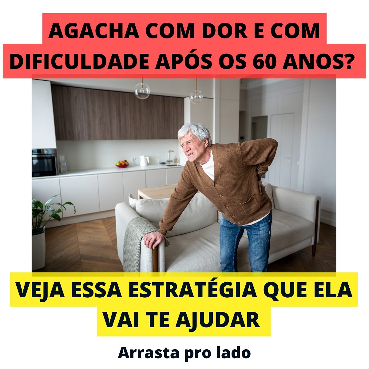 AGACHA COM DOR E COM DIFICULDADE APÓS OS 60 ANOS ? VEJA ESSA DICA QUE ELA VAI TE AJUDAR!!
Arrasta pro lado ➡️➡️➡️ para aprender!!
E se quiser ter uma acompanhamento para te ajudar a finalmente envelhecer sem dor, entre em contato com a prof através do link do meu perfil que lá eu vou te avaliar e te explicar tudo como funciona!
#idosos #longevidade #envelhecimentosaudavel #treinoparaidosos #exercíciosfísicos #desgaste #tendinite #artrose #artrite #dornojoelho #mobilidadearticular
