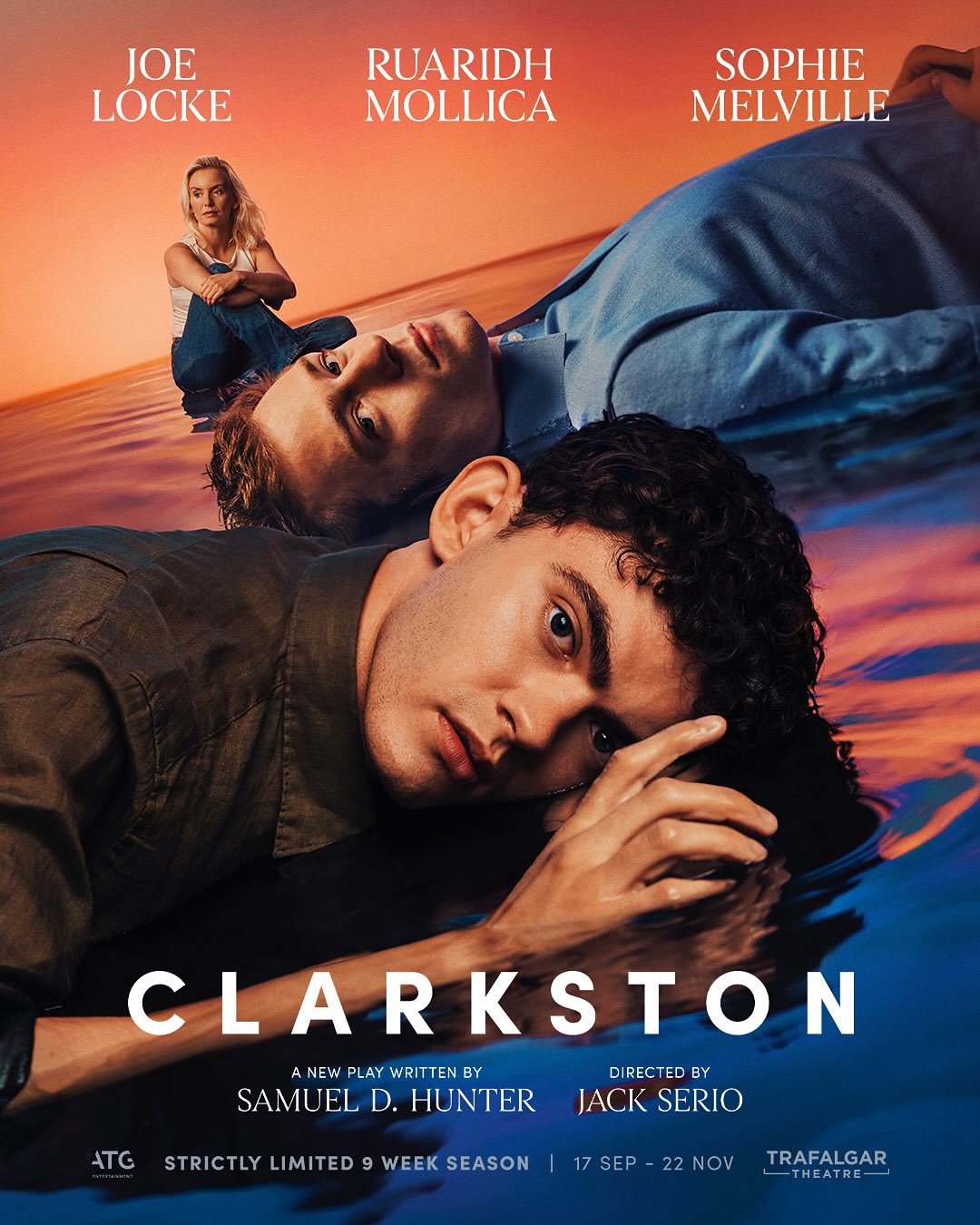 The water was real. And very cold. Worth it.
Priority booking for Clarkston opens today at 10am.
General sale starts Tuesday 22 July at 10am.
Trafalgar Theatre
17 Sept – 22 Nov
See you in Costco x
-
Photography: @emiliomadrid
Concept: @feastcreative
Styling: @emmantinas
H&MU: @petransellge & @emilyblissmakeup
Photography Assistants: Michel Bewley-Bienvenue, Chris Parsons & @pipbourdillon
Marketing: @aka_agency
Producers: @oliverhenryroth & @ldentertainment
GM and Executive Producer: @wessexgrove
PR: @aboutgracepr