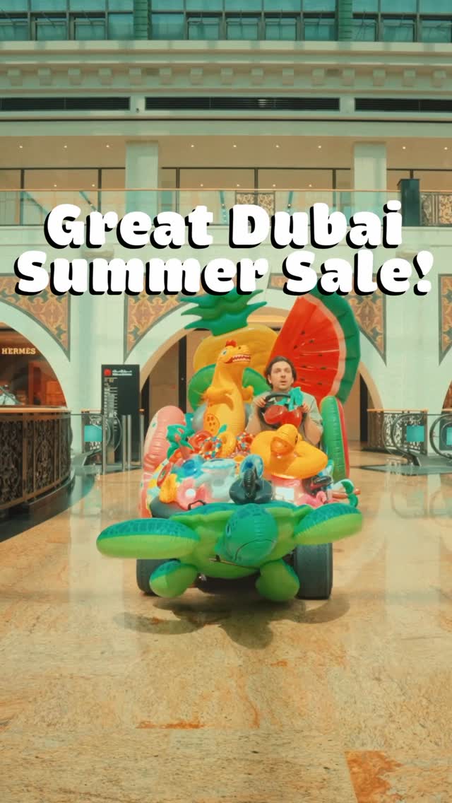 Dubai = The Ultimate Summer Shopping & Winning destination!
Get ready for 3 weeks of unbeatable value, massive savings & mega winnings!
From 18 July to 10 August, shop over 800 top brands across 3,000+ outlets citywide during the Great Dubai Summer Sale! Your Summer Well Spent!
#DubaiSummerSurprises
#MyDSS
