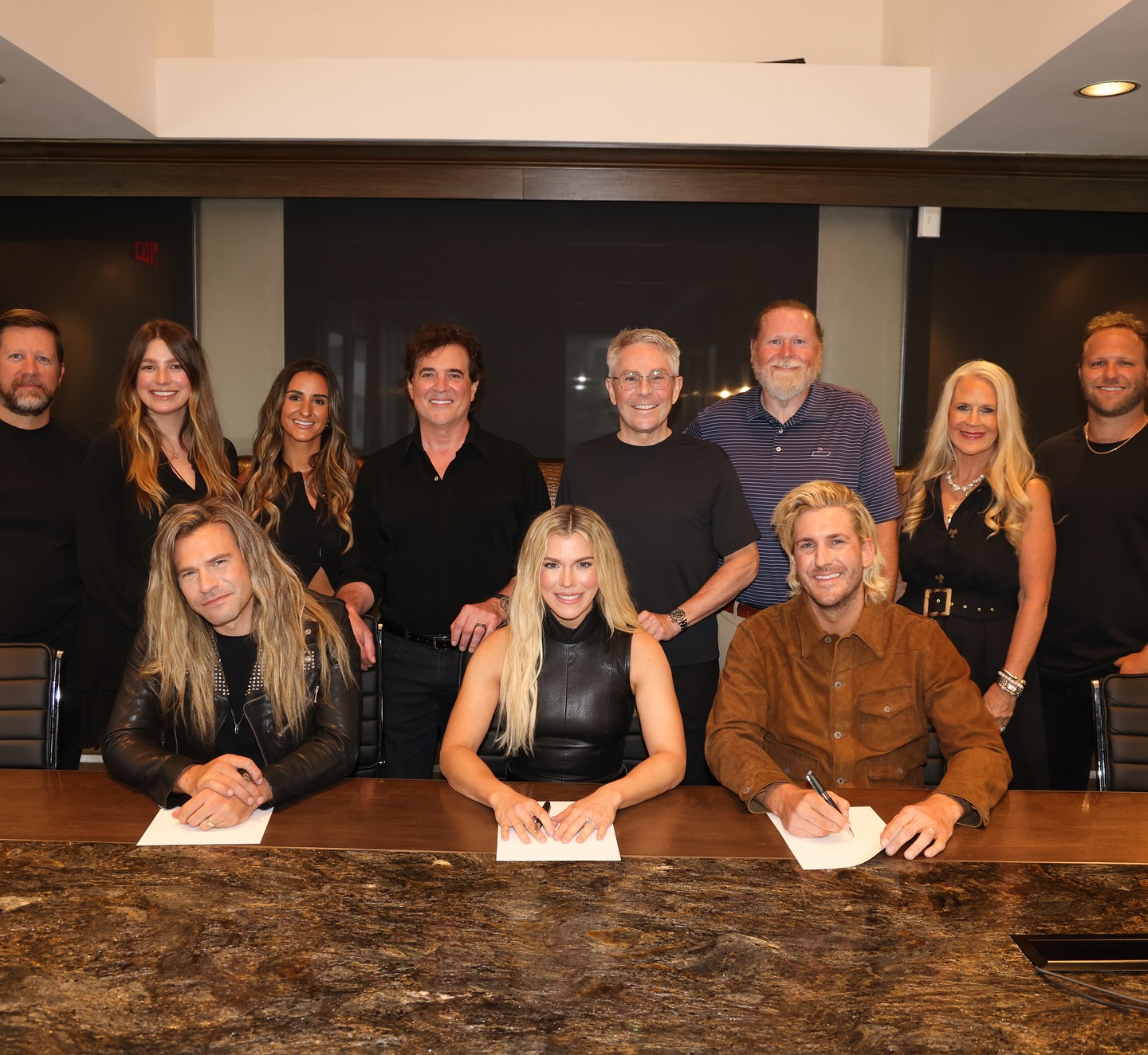 Back into the Big Machine!!!!!!
To everyone who’s never left our side -
who’s believed in second chances, in full circles, and in the power of coming home - this one’s for you.
We just signed the next chapter!
Same souls. New fire!
Same ride-or-dies. New music!
Here we go!!!!
Dear @bigmachinelabelgroup @nashharborrecords @makewakeartists @scott.borchetta #jimmyharnen @alliej0308 @ryandokke @kappy @sophiasansone @shelbycoe @haleykamz @alexatipton,
We love you!! Thank you for swinging your doors wide open and welcoming us into the future with you.
#TheBandPerry #ThankYou #WereBack
#DidYouMissUs #ChillbilliesForever #SignedWithLove
