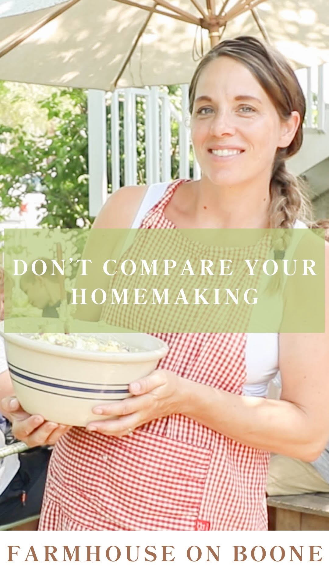 My best advice for a young homemaker would be to not compare yourself. Back in the day, it was easier because we didn’t have social media!
But it’s still important. If you compare yourself, you’ll always feel behind and then you won’t feel inspired in your home.
Feeling inspired in your own home is such a wonderful part of homemaking ❤️
#farmhouseonboone #homemaking