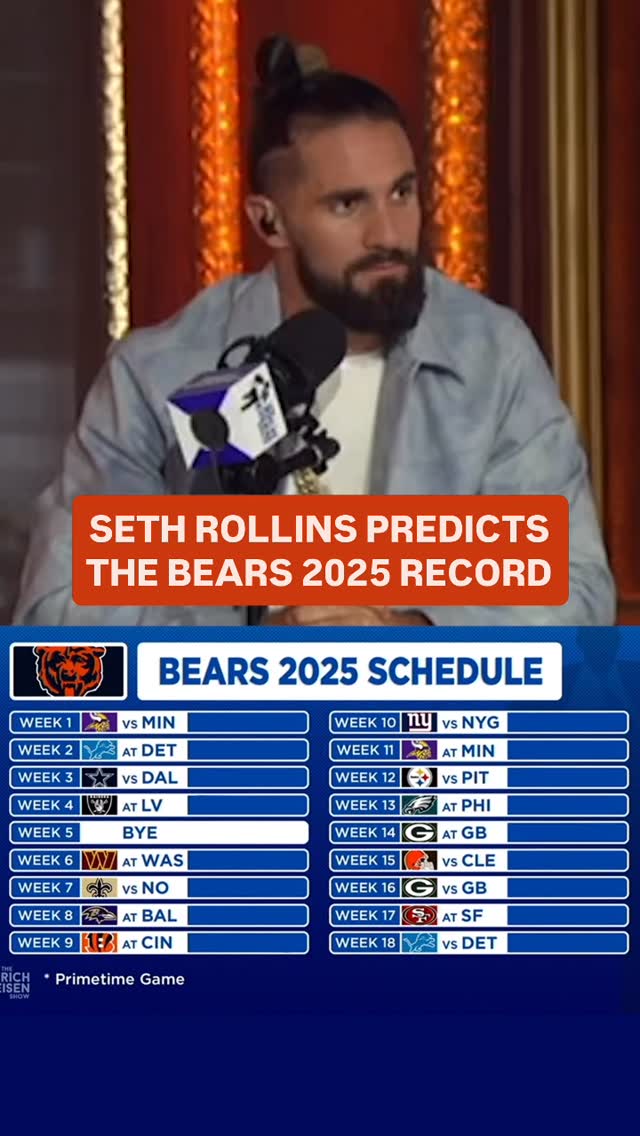 @wwerollins had a tough time not predicting 17-0 but will gladly compromise at this record for his Chicago Bears…