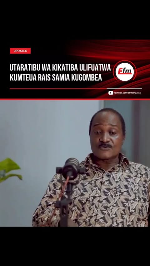 Mchambuzi wa masuala ya Siasa na Mwanazuoni Dkt. Dennis Muchunguzi anasema utaratibu uliotumika kumteua Dkt. Samia Suluhu Hassan kuwa mgombea Urais kwa Chama cha Mapinduzi (CCM) ulikuwa halali na hakuna taratibu iliyovunjwa;
Kwani baada ya jina lake kupendekezwa na wajumbe wa mkutano mkuu, vikao vyote vya kamati kuu na Halmashauri kuu vilikaa ili kuleta majina ya wagombea.
Dkt. Muchunguzi anayasema hayo kwenye Podcast ya Kikao cha Dharura akiwa na @speshokabwanga
#EDigitalUpdates