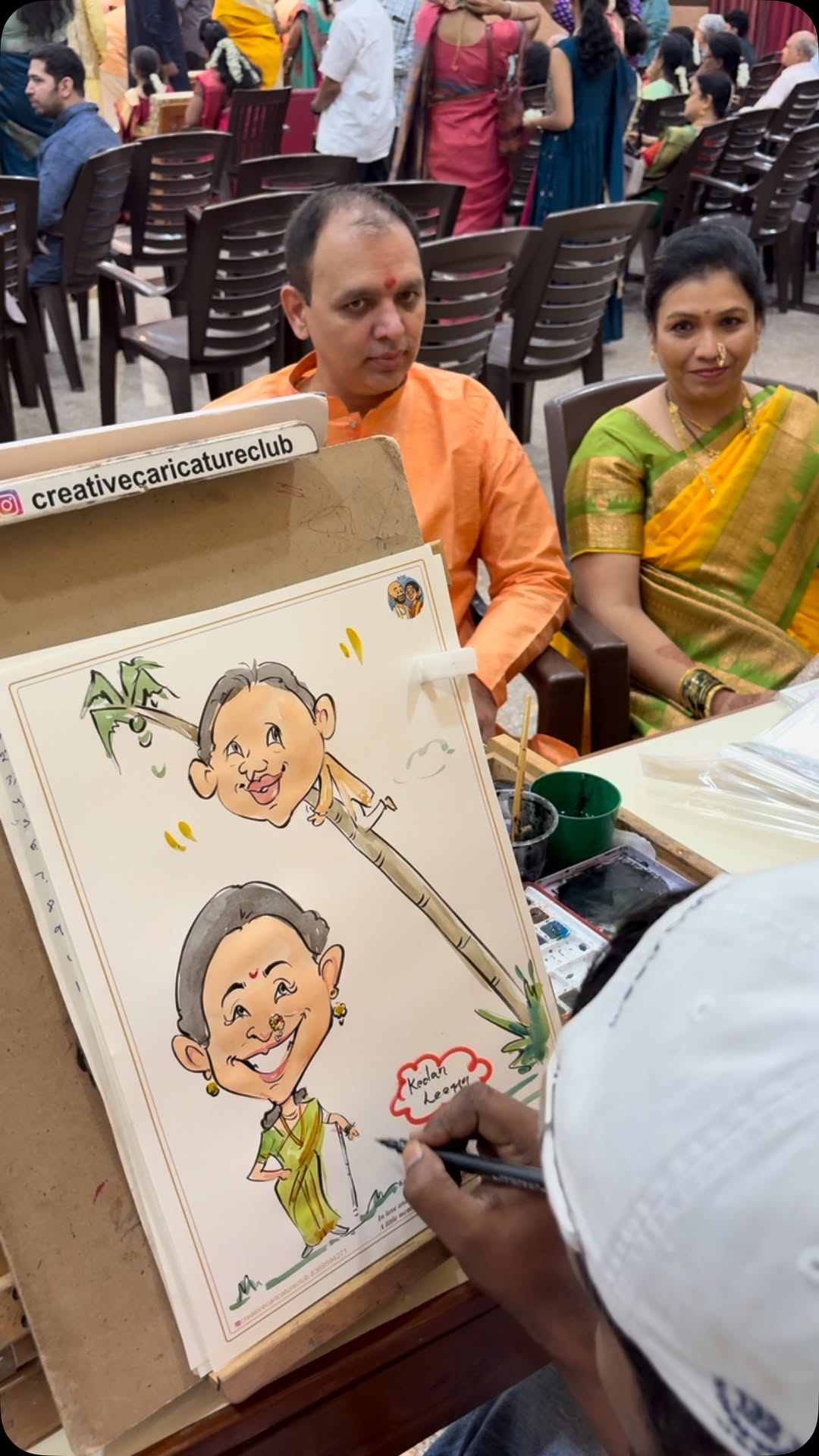 wait for couple reaction !!😂contact for Live caricature event all over India *+91 83695 94271*
Live caricature at event, call team caricature artist if you want to make your event more lively and fun.
We mainly participate in events in Mumbai and all over india #makemorelaugh #party #birthdayparty #returngift #corporateevents #cartoon #caricatures #livecaricature #eventplanner #weddingplanner #wedding #events #partyplanner #eventplanning #party #birthday #eventdecor #eventdesign #couplelove #weddings #eventmanagement #birthdayparty #babyshower #weddingdecor #eventorganizer
#weddinginspiration #bride #creativecaricatureclub #weddinggift #bestcaricatureartist #indiancaricatureartist
#weddingentertainment