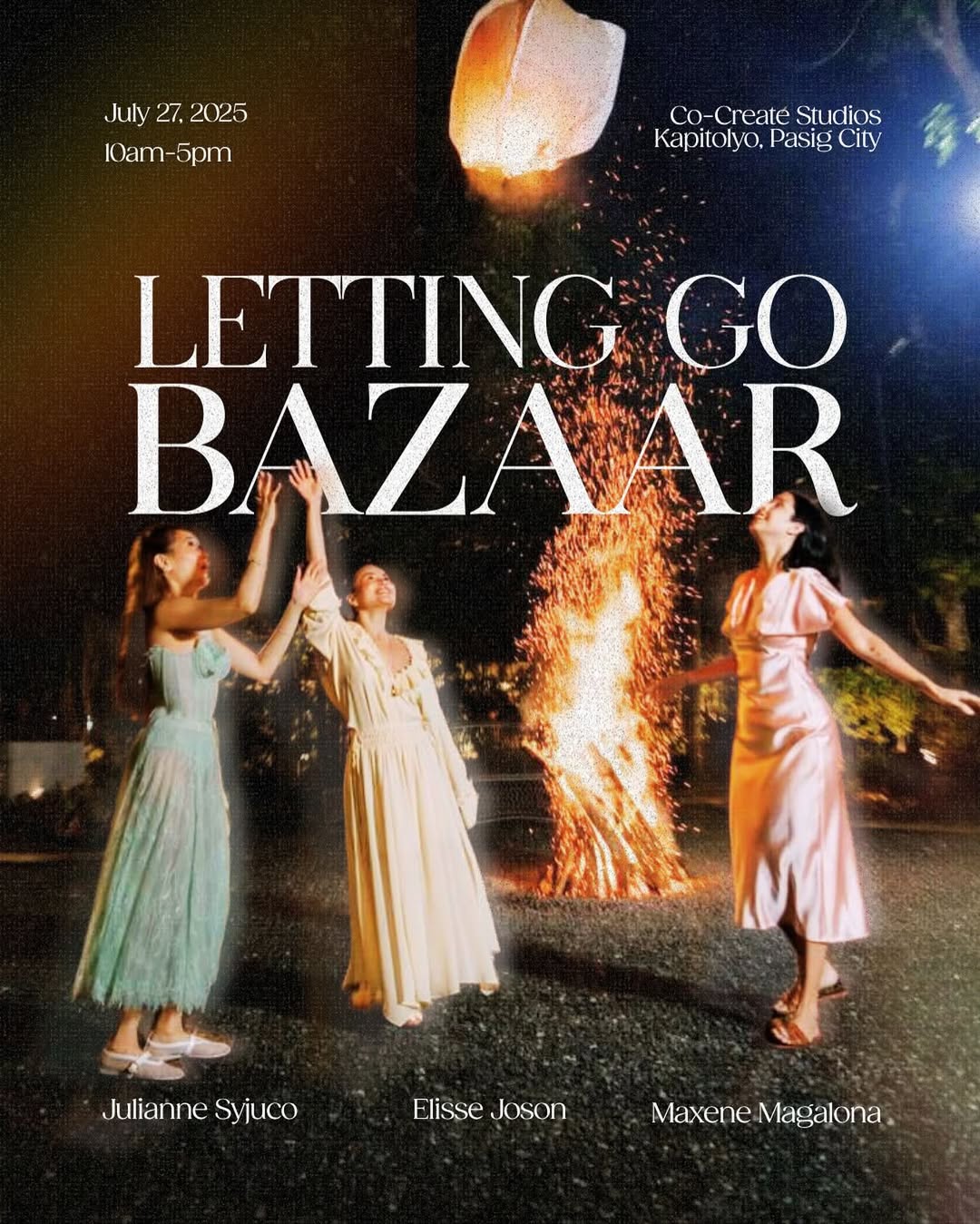“Once you see the beauty in starting over, letting go will seem less painful.” — Michael Tavon
It’s time to let go 🤗
See you at our next community gathering, the “Letting Go” bazaar on July 27 at @cocreatestudios.mnl 🥳 We will be selling our pre-loved clothes, shoes, bags and accessories all day! We will be letting go of everything that no longer serves us 🙏🏼
See you there ✨